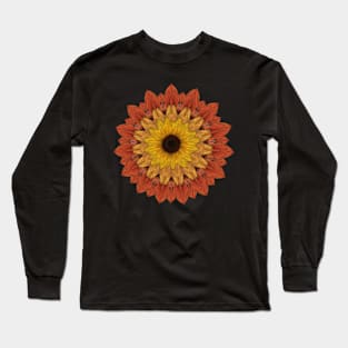 Sunflower Mandala Long Sleeve T-Shirt